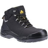 AS252 Lightweight Water Resistant Leather Safety Boot S3 | Black