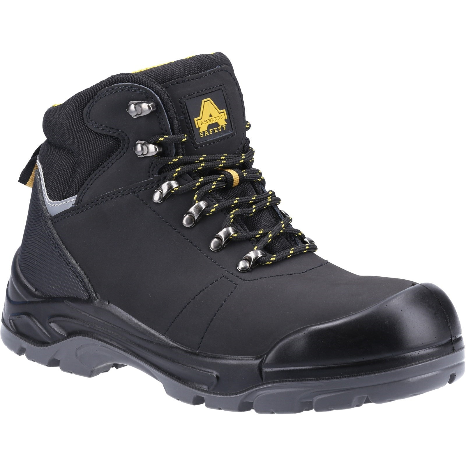 AS252 Lightweight Water Resistant Leather Safety Boot S3 | Black
