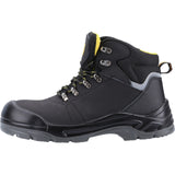 AS252 Lightweight Water Resistant Leather Safety Boot S3 | Black