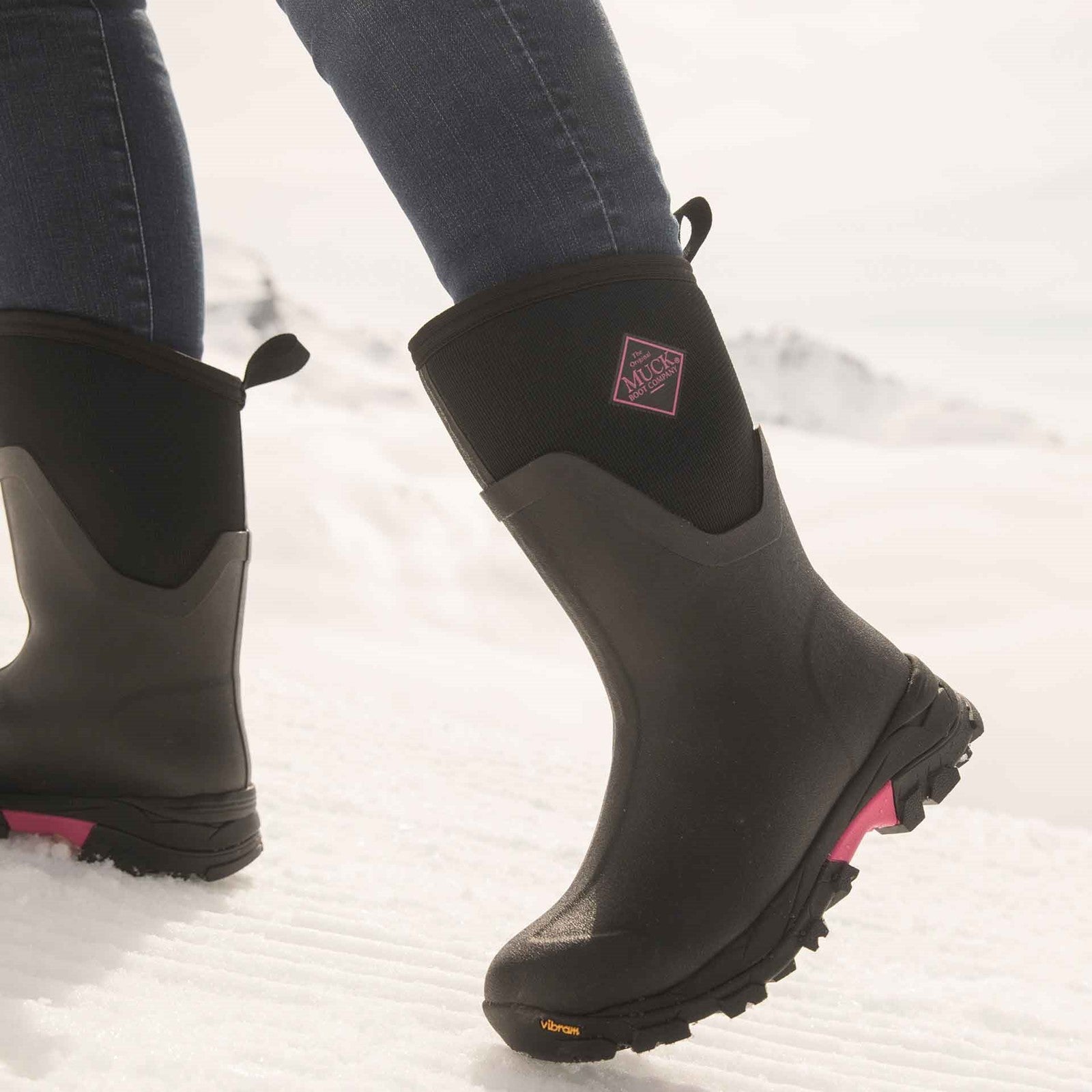 Arctic Ice Mid | Zwart/Felroze