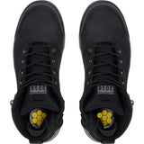 3056 Lace Zip Safety Boot | Black