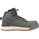 3056 Lace Zip Safety Boot | Olive