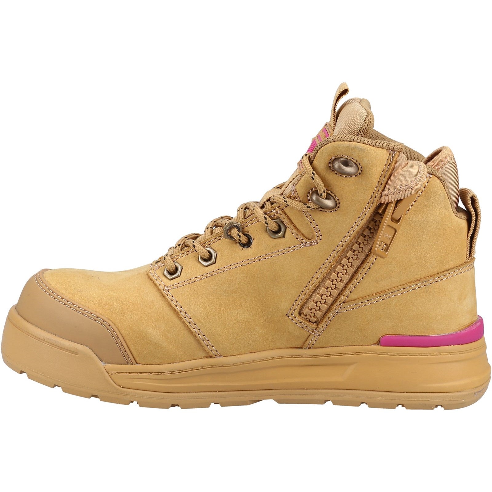 3056 PR Side Zip Safety Boot | Wheat
