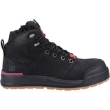 3056 PR Side Zip Safety Boot | Black