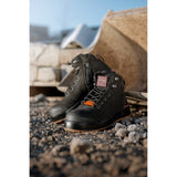 3056 PR Side Zip Safety Boot | Black