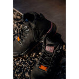 3056 PR Side Zip Safety Boot | Black
