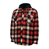 Quilted Flannel Shacket | Red