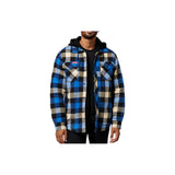 Quilted Flannel Shacket | Blue