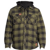 Quilted Flannel Shacket | Fern