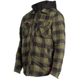 Quilted Flannel Shacket | Fern