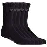 Crew Five Pack Worksock | Black