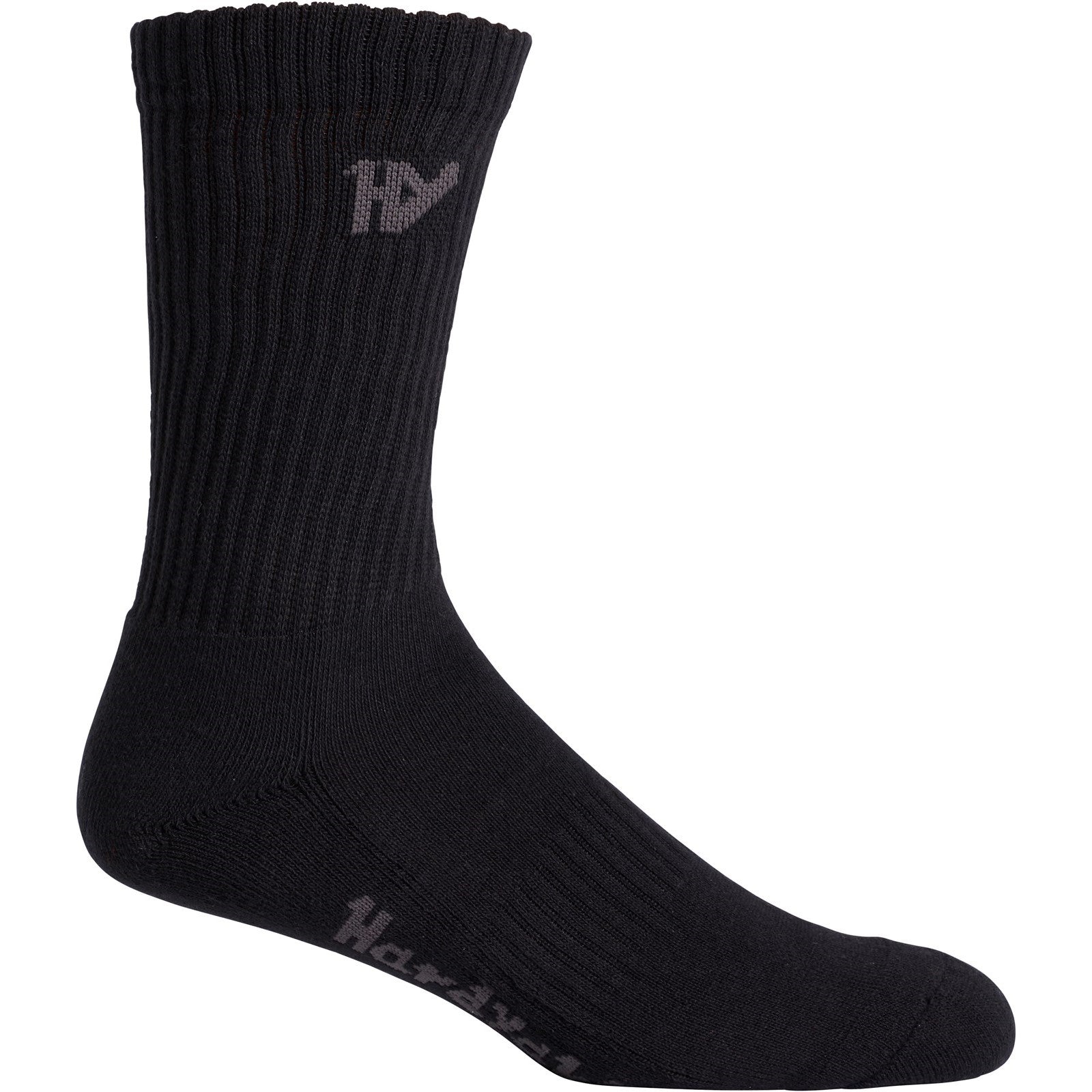 Crew Five Pack Worksock | Black