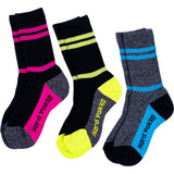 Crew 3 Pack Work Sock | Multicoloured