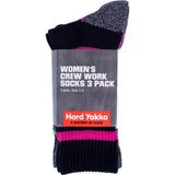 Crew 3 Pack Work Sock | Multicoloured