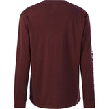 Heritage Icon shirt met lange mouwen | Bourgondisch rood