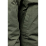 Quilted Solid Shacket | Military Green