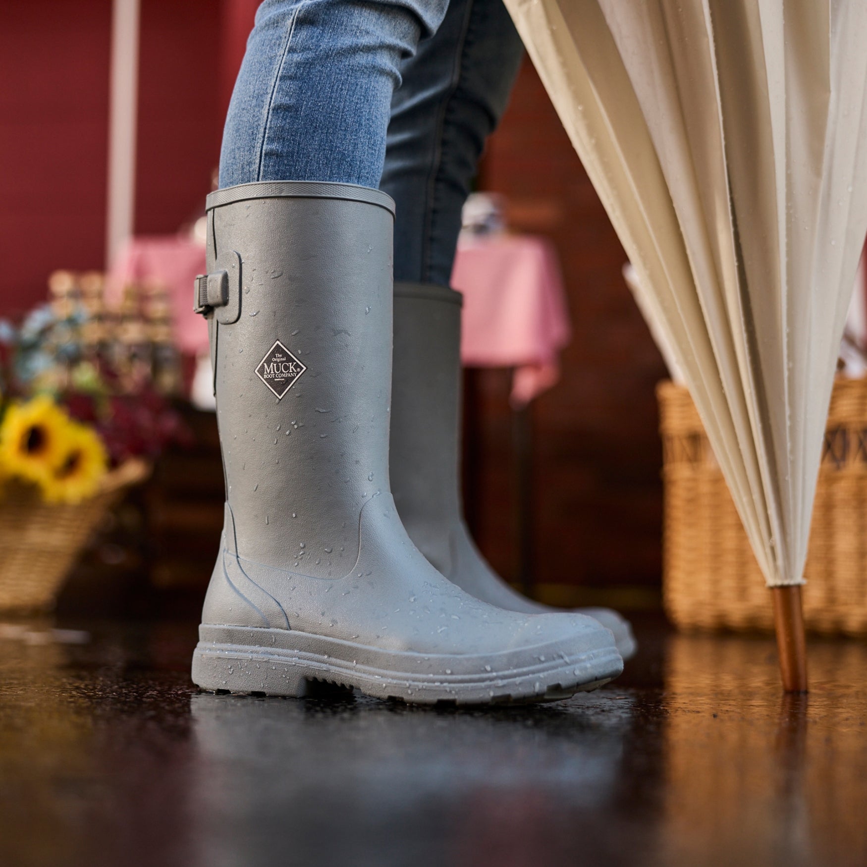 Regenlaarzen voor Dames | Grijs