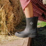 Dames Rainscape Korte Laarzen | Black