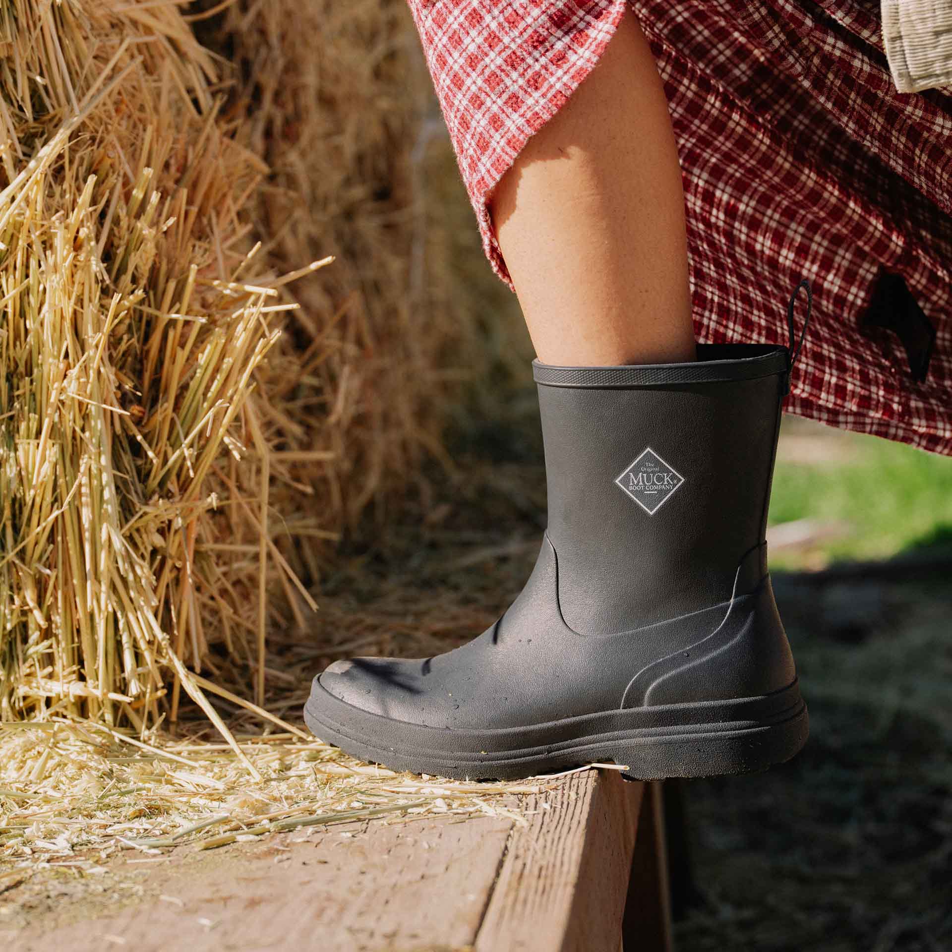 Dames Rainscape Korte Laarzen | Black