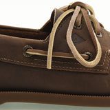 Our most iconic silhouette, the Authentic Original 2-Eye Boat Shoe stands out for its supe | DISTRESS BROWN