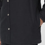 FLEECE HOODED DUCK SHIRT JACK RELAXED | Black
