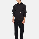 MIDWEIGHT FULL ZIP FLEECE HOODIE REGULAR | Black