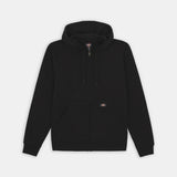 MIDWEIGHT FULL ZIP FLEECE HOODIE REGULAR | Black