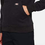 MIDWEIGHT FULL ZIP FLEECE HOODIE REGULAR | Black