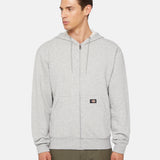 MIDWEIGHT FULL ZIP FLEECE HOODIE REGULAR | Heather Grey