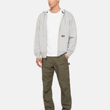 MIDWEIGHT FULL ZIP FLEECE HOODIE REGULAR | Heather Grey