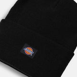 ACRYLIC CUFFED BEANIE HAT | Black