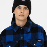 ACRYLIC CUFFED BEANIE HAT | Black