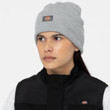 ACRYLIC CUFFED BEANIE HAT | Heather Grey