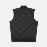 DIAMOND QUILTED VEST | Black