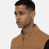 SHERPA LINED DUCK VEST | Brown Duck