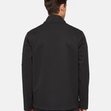 FULL ZIP SOFTSHELL JACKET | Black