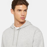 MIDWEIGHT PULLOVER FLEECE HOODIE REGULAR | Heather Grey