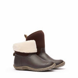 Muckster II Mid | Brown/Cream Faux Fur