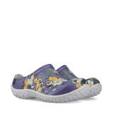 Damen Muckster Lite Clogs | Navy/Floral RHS